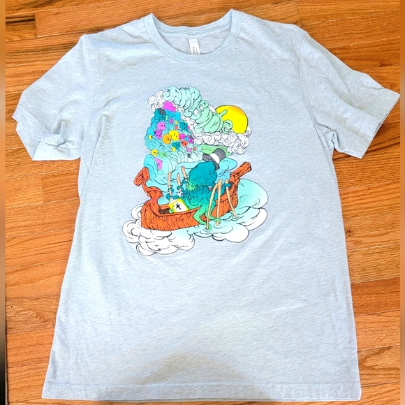 Funky Men's Graphic Tea. Amplenote size Large - Picture 3 of 7